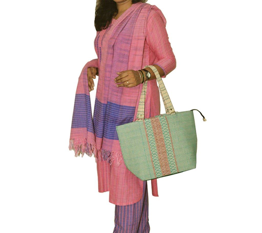 Ready made Handloom cotton three pc