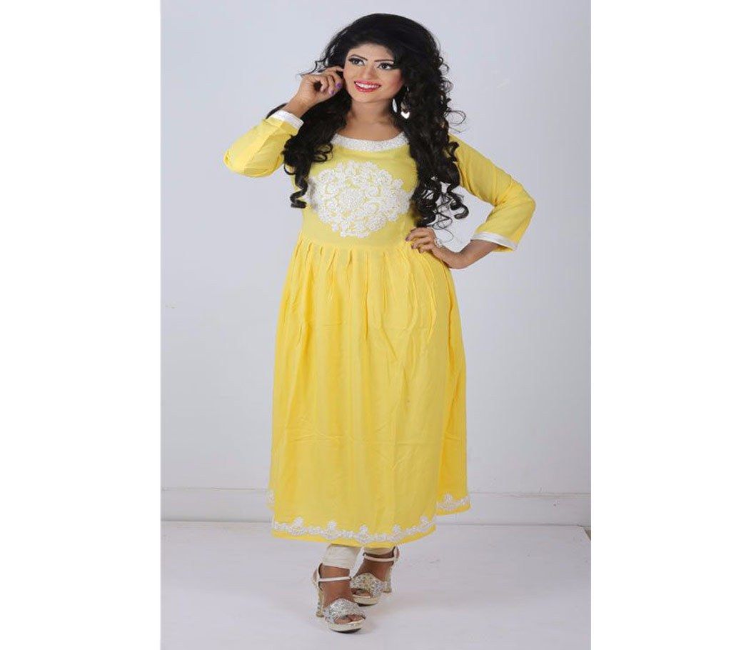 Ladies readymade linen kurti