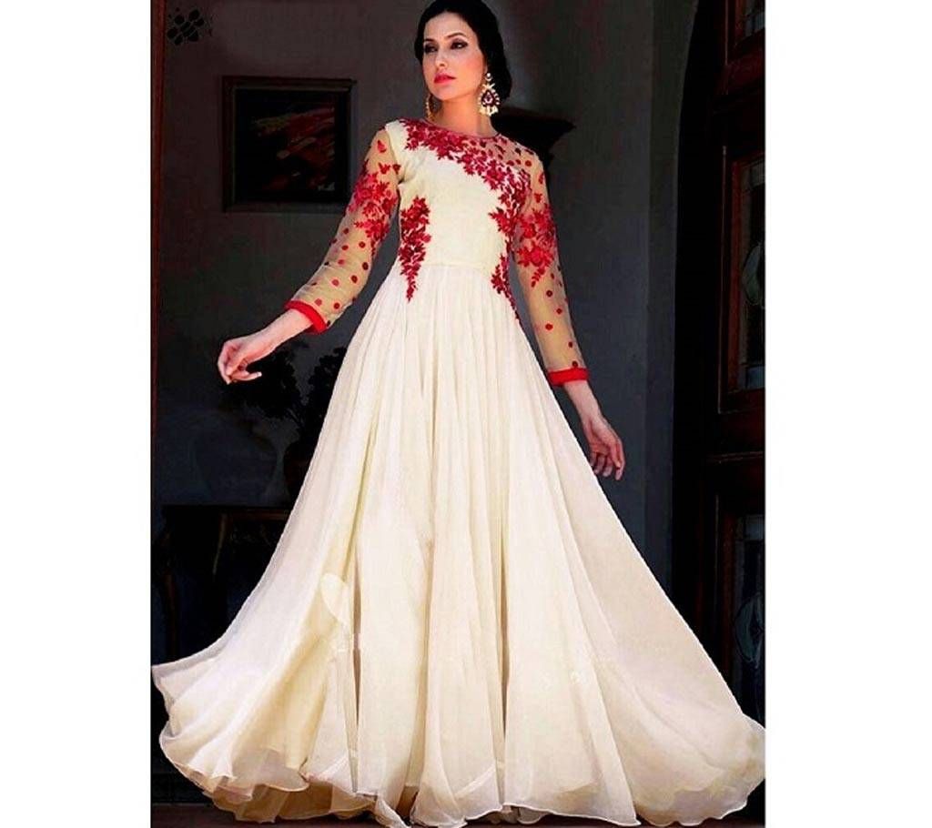 Designer Long Sleeve Anarkoli Salwar Kameez Suit