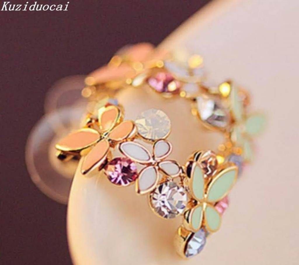 Dazzling Butterfly Stud Earrings