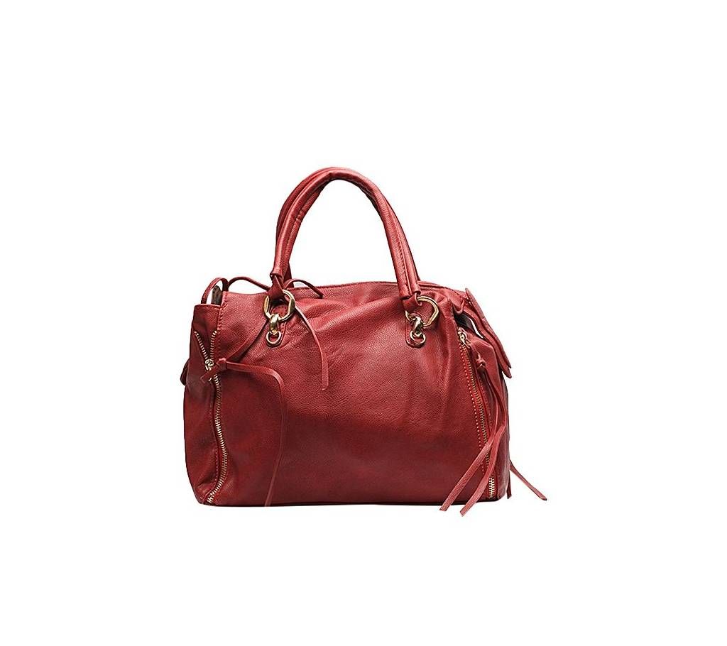 She & Angel Red PU Leather Shoulder Bag For Women