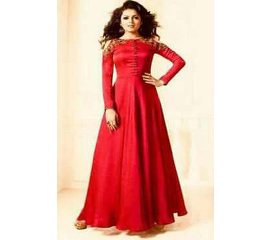 semi stitched Indian gown 