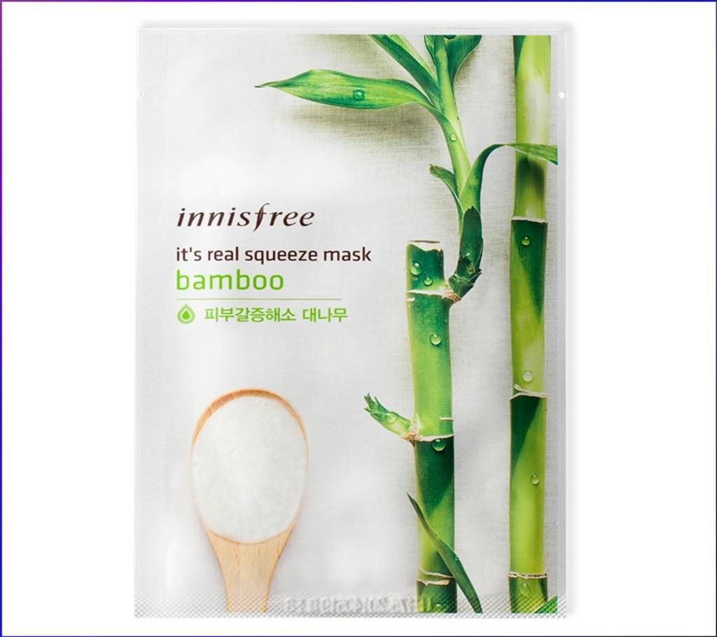 INNISFREE Real Squeeze Mask [Bamboo] - 1sheet/20ml