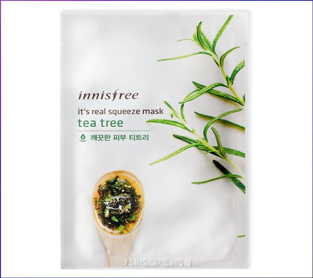 INNISFREE Real Squeeze Mask [Tea Tree] - 1sheet/20ml