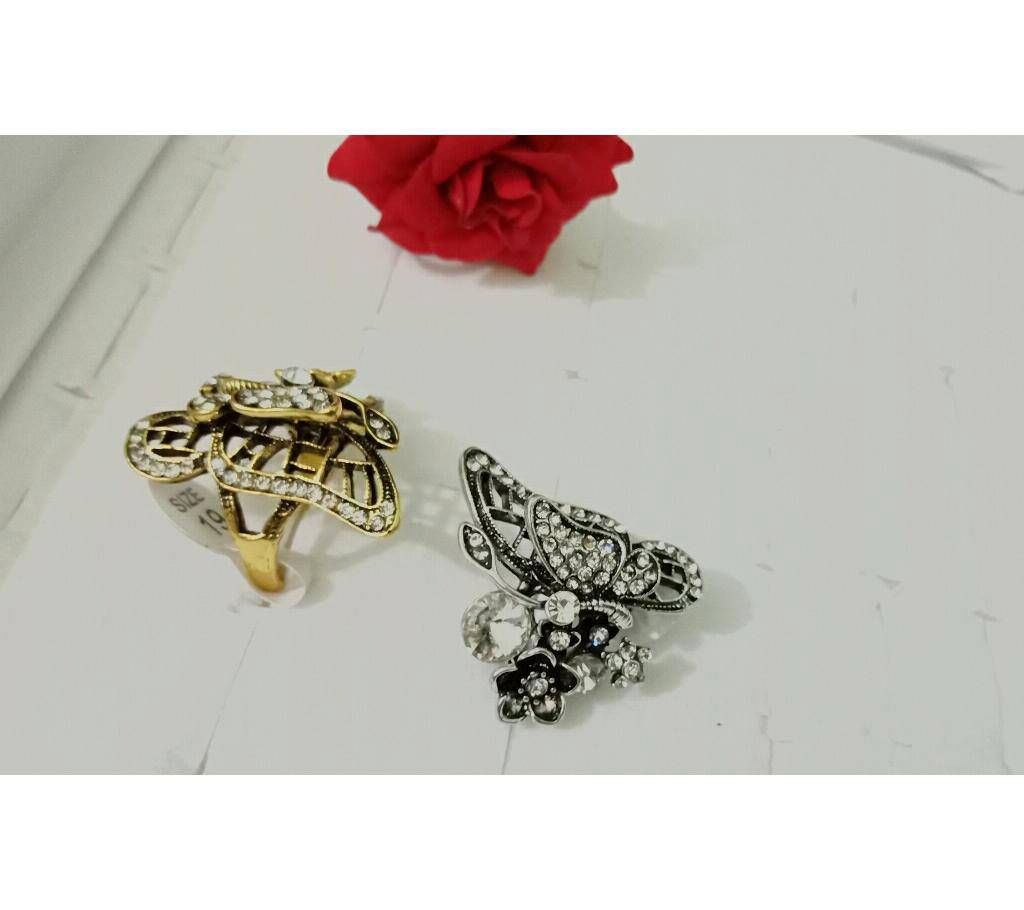 Butterfly Finger Ring - 2pcs