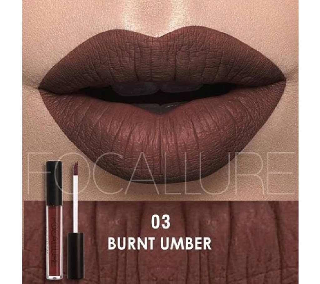 Focallure Matte Liquid Lipstick-Brunt Umber (03) China
