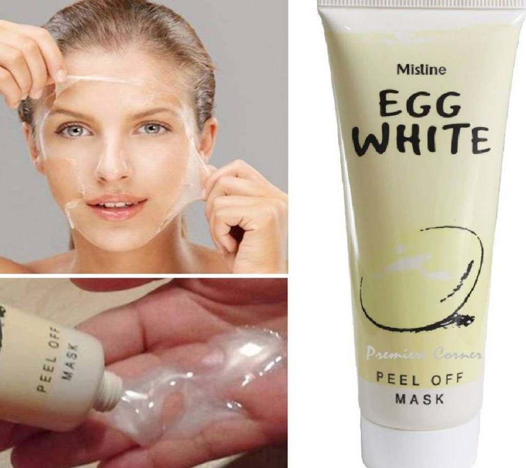 Mistine Egg White Whitening Poreless & Anti-Blackhead Peel Off Facial Mask - 85g - THAILAND