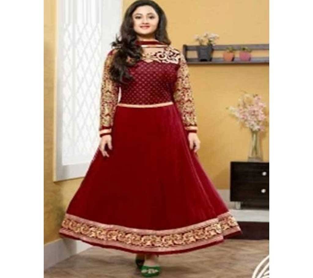 Unstitched block printed Salwar Kameez seblock-358