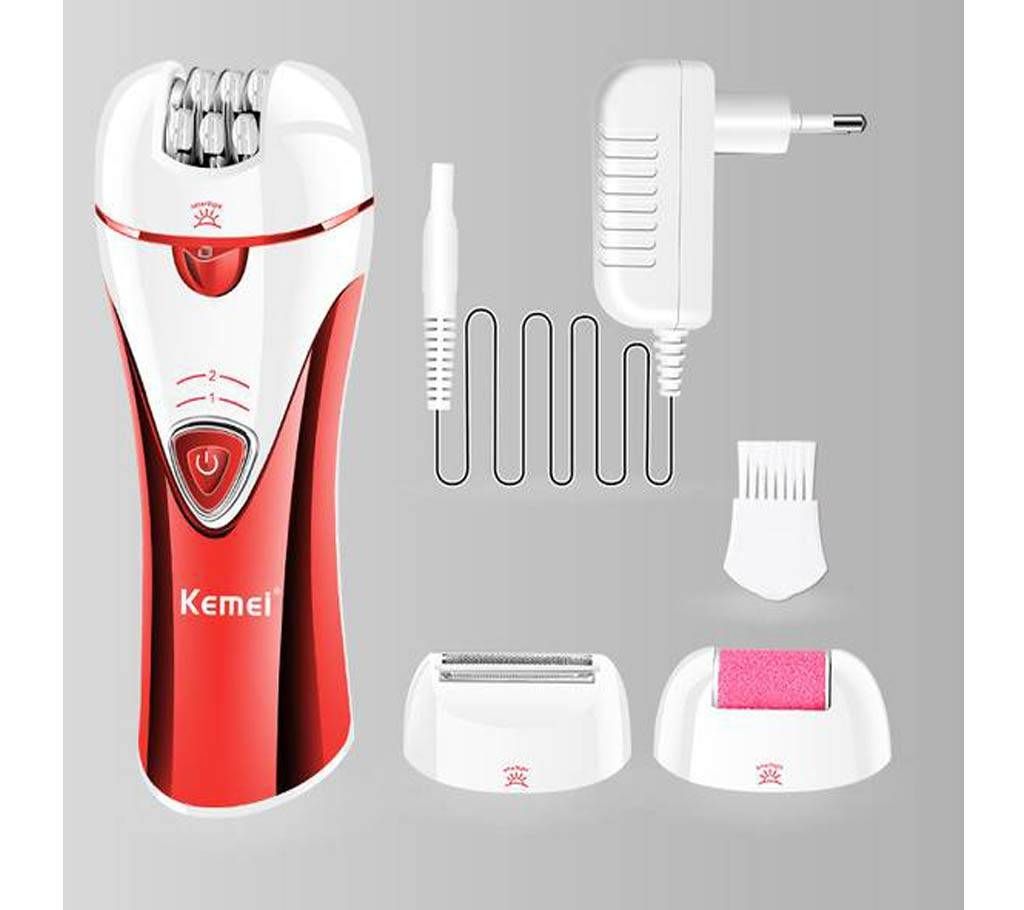 Kemei KM 1107 Professional Epilator For Women (3 in 1)