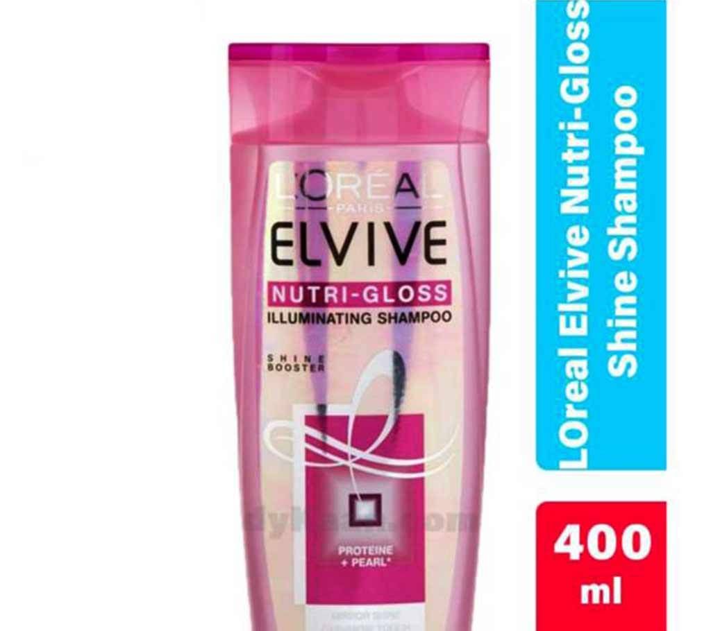 Elvive Nutri-Gloss Shine Shampoo UK 400 ml