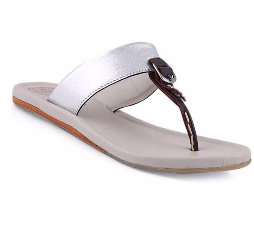Ladies Flat Leather Sandals 