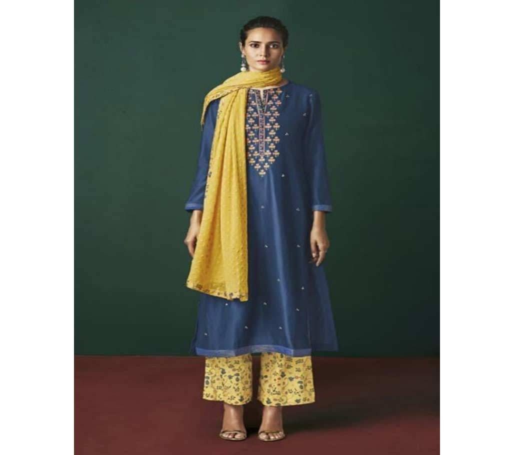 Sahiba Pink Mist -169 Unstitched Silk Salwar Suit