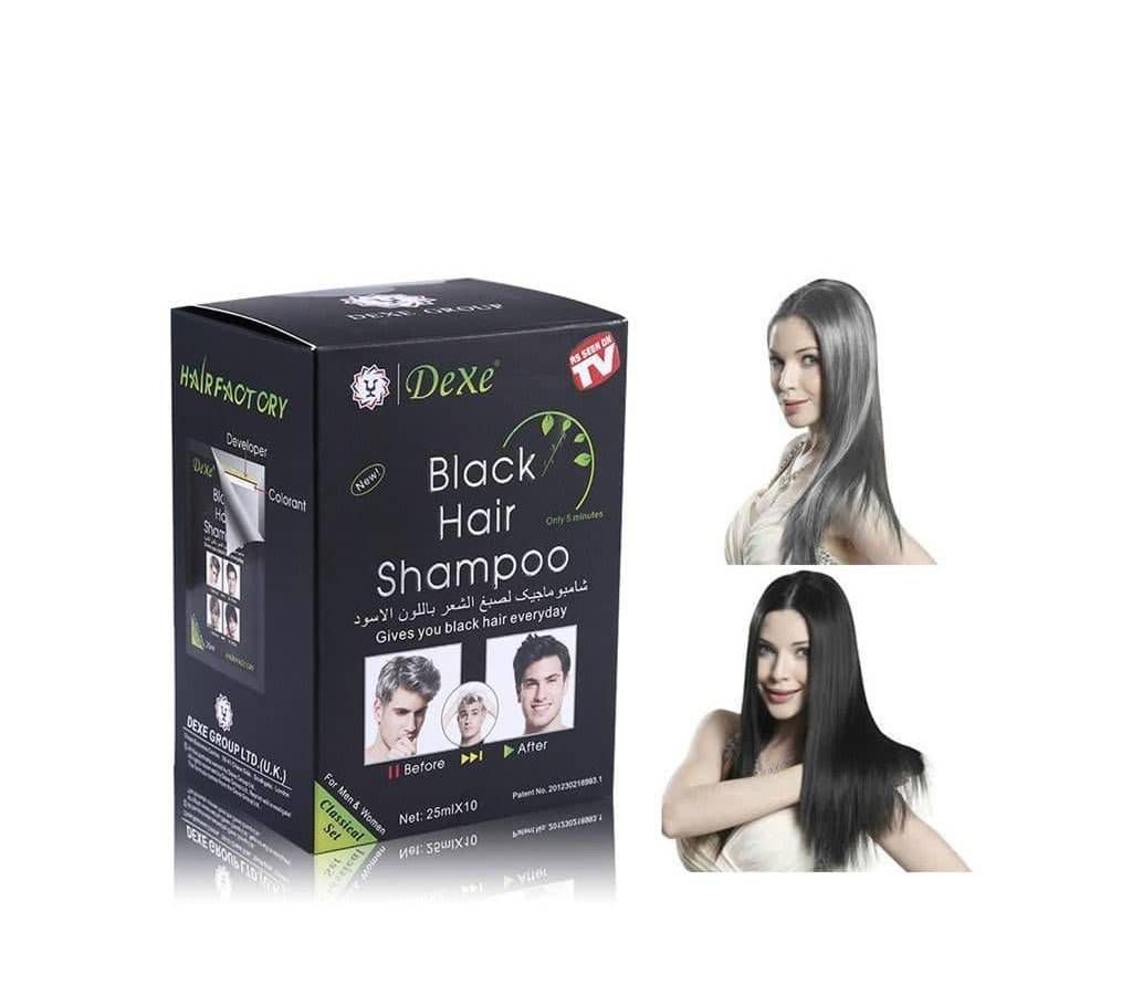 Bluck Hair Shampoo White Hair Solution 25ml×10 Pcs UK