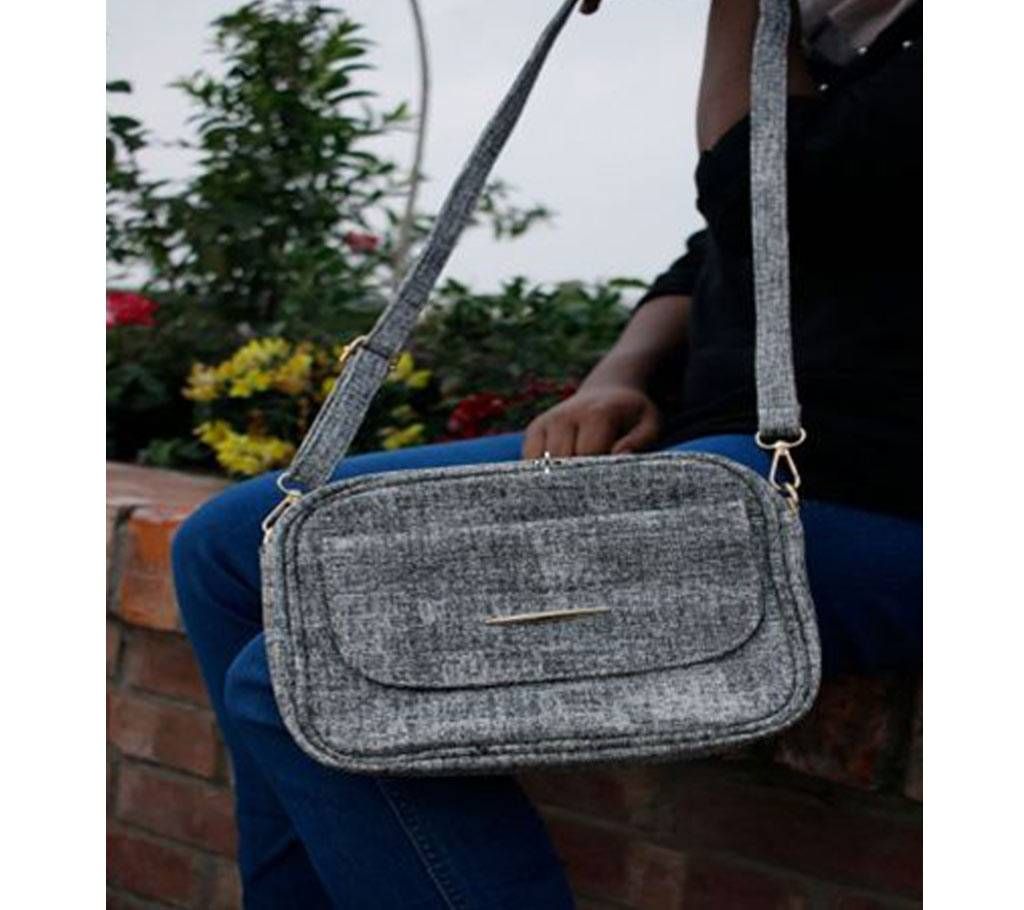 Grey White Ladies Side Bag 10 - A910