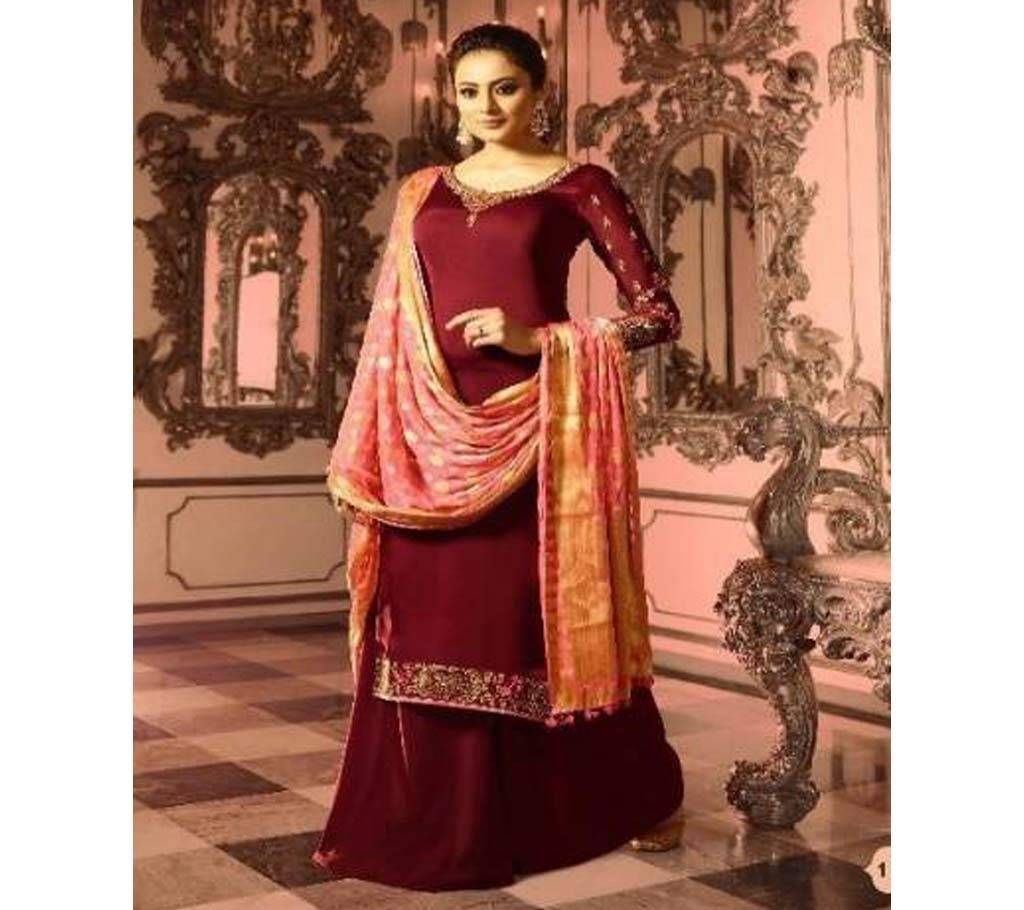 Indian Unstitched Gorgeous Three Piece