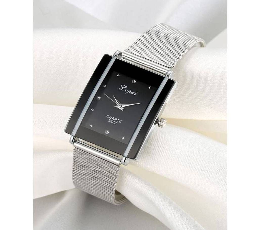 Men Women Watches mesh belt analog quartz movement