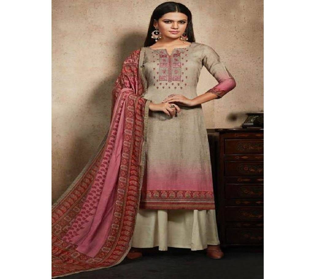 Sajjan Relssa Karin Embroidery Three Piece - 5001