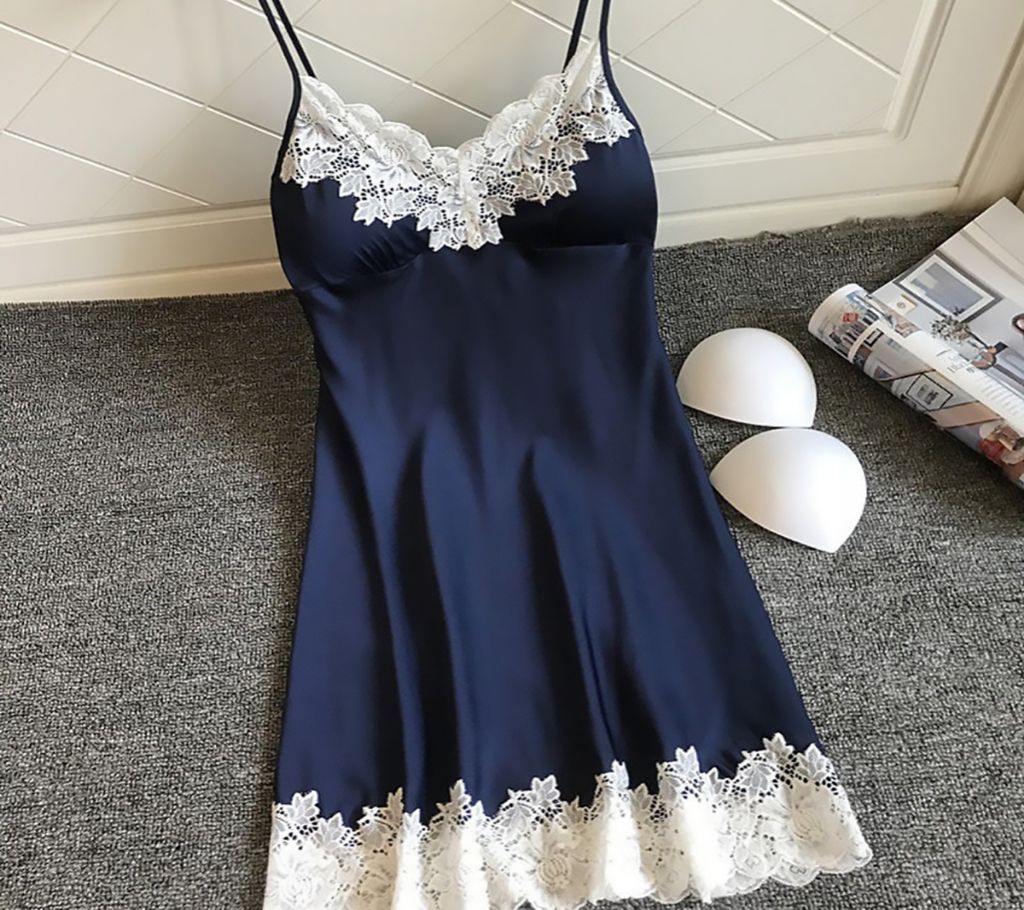 Lingerie Silk Nightgown Summer Dress