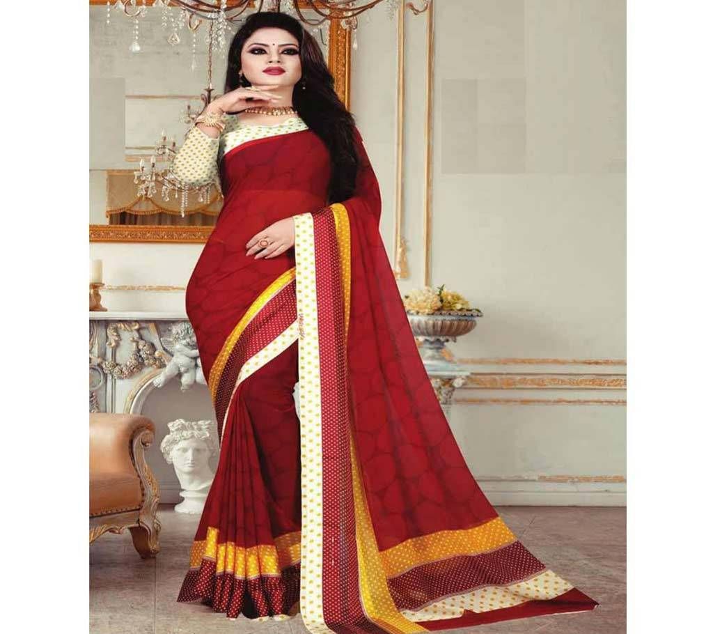 Indian Soft Georgette Saree fs-173