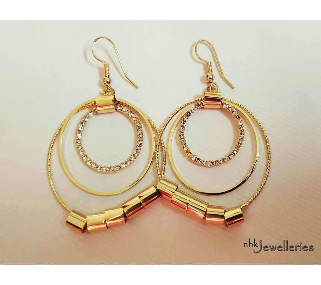 Golden Hoop Earring