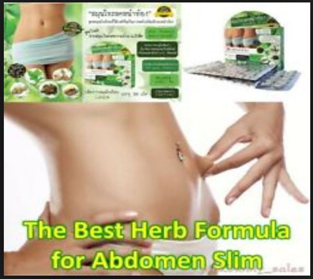 Natural Herbal Abdomen Slim Belly Slimming Weight Loss Diet Pills - 30 Capsule