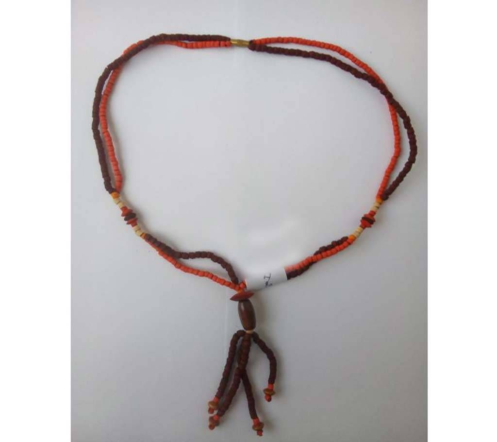 Pink & Orange color long  Necklace