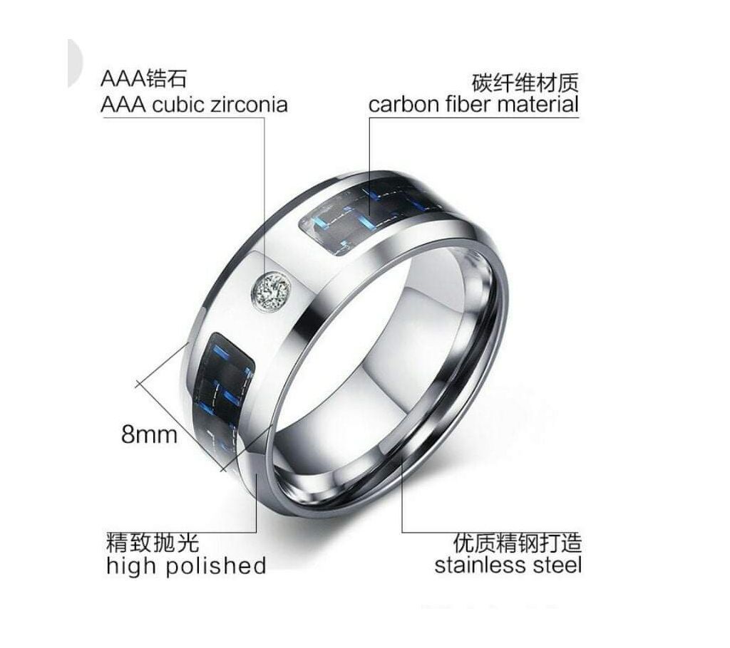 Mens Carbonic Ring