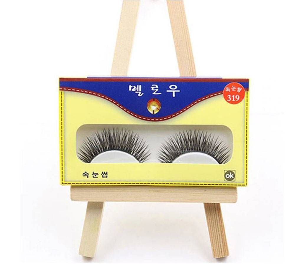 Professional 1 pair natural false eyelashes