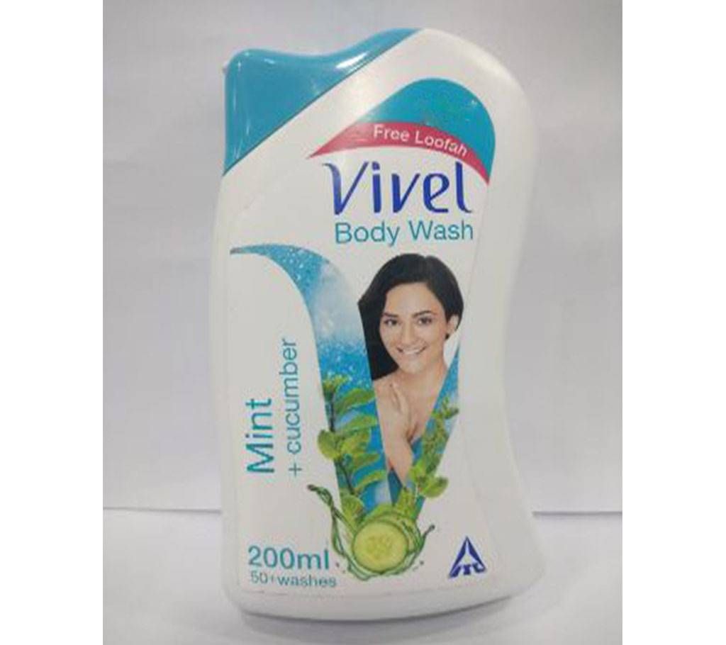 Vivel mint + cucumber body wash 250 ml india