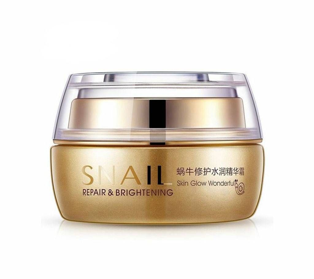 Bioaqua Snail Skin repairing anti wrinkle natural moisturizing white cream-50gm Korea