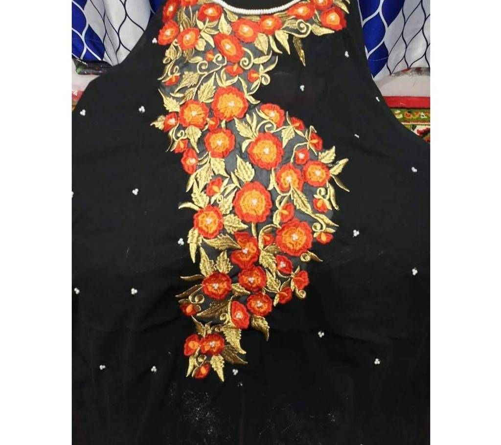 Weight less georget embroidery  one piece