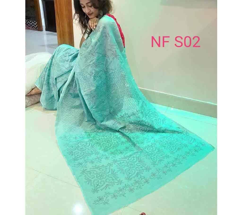Half Silk Sharee-no Blouse Piece 