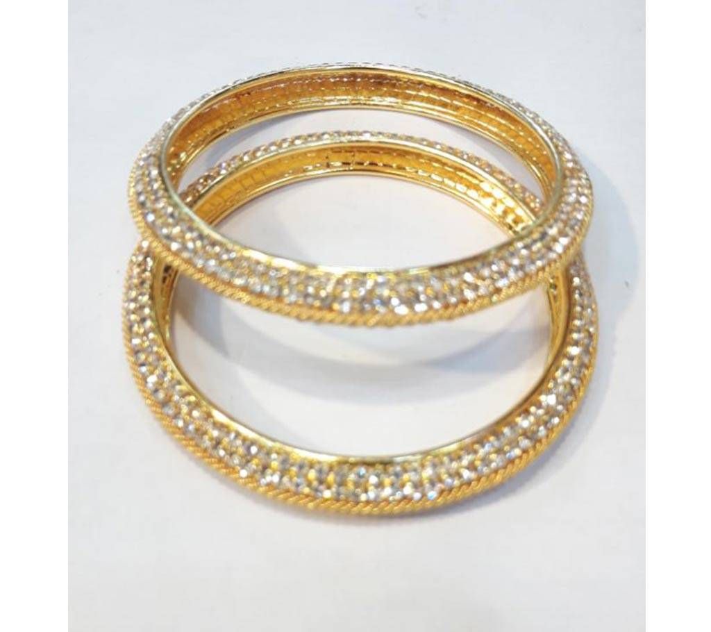two piec stone bangles