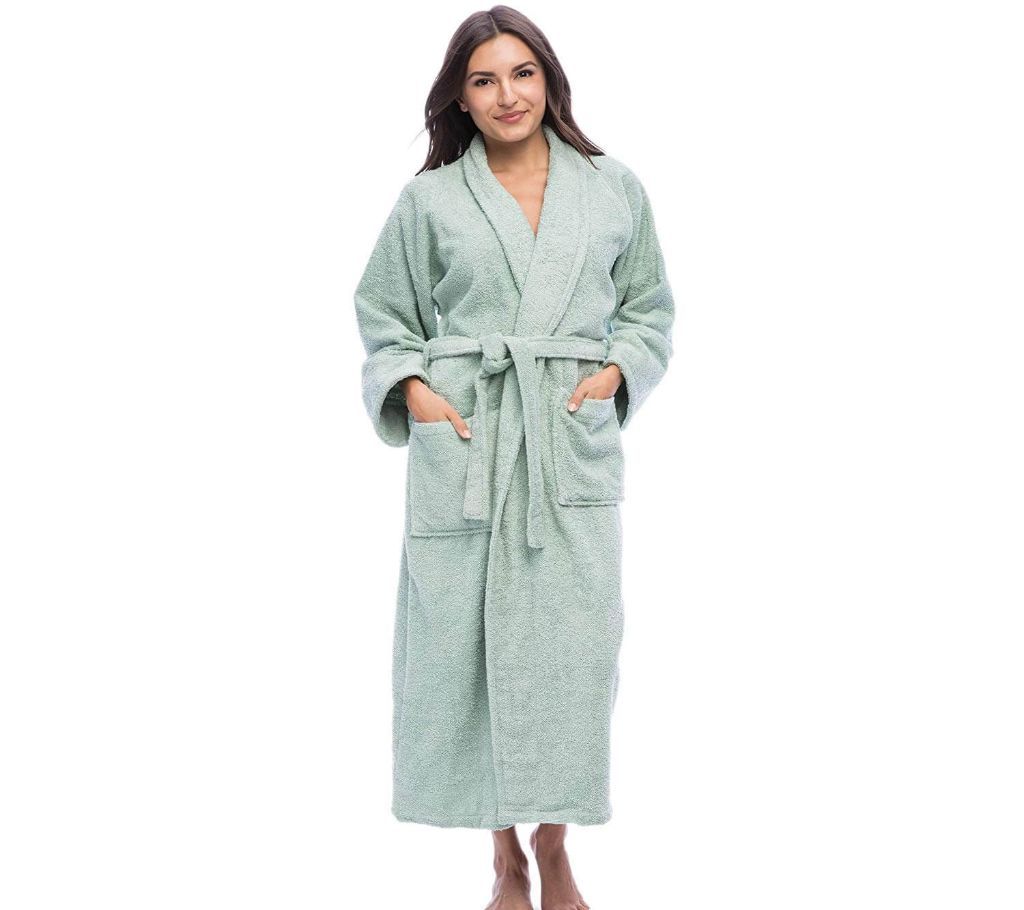 Light green bathrobe