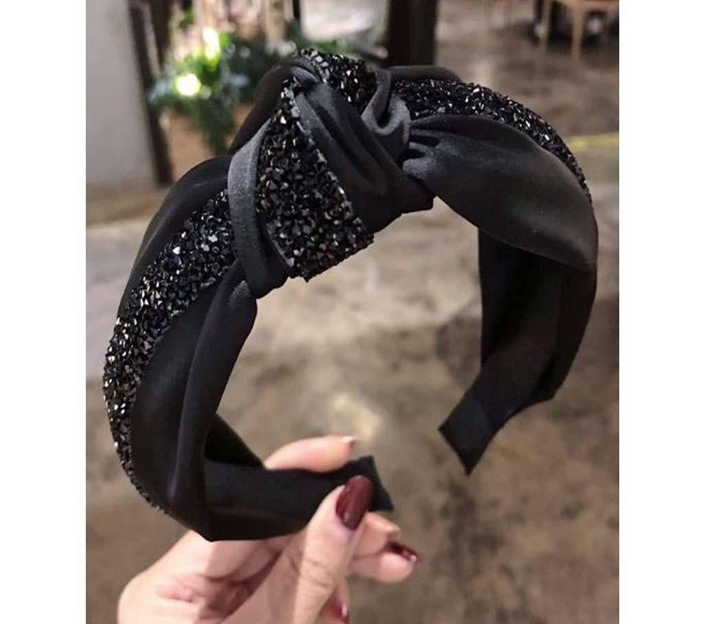 Women Crystal Knot COTTON Cute Headband