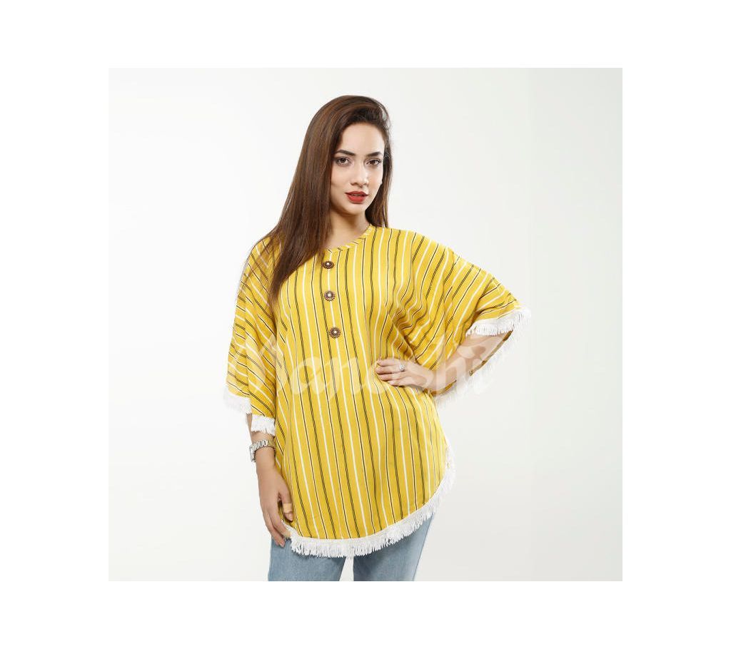 Single Kurti for Women Yell0w