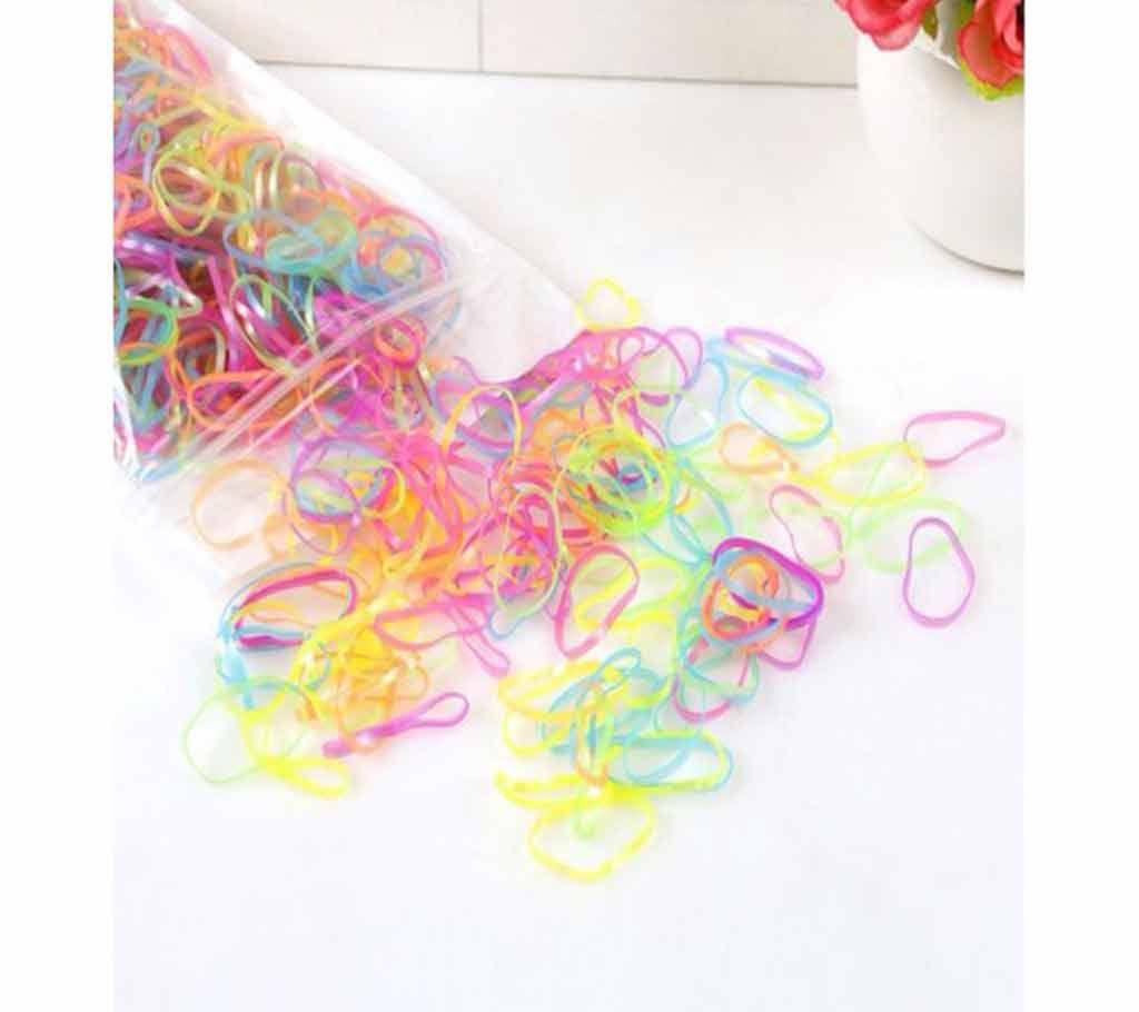 200pcs/lot Multi Colour Rubber Band For Hair Decoration