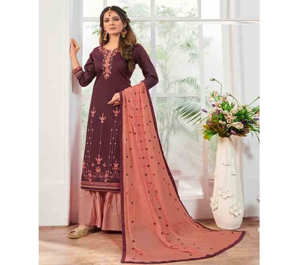 Noor BY Kalarang Collection Unstitched Cotton 3Pcs-893