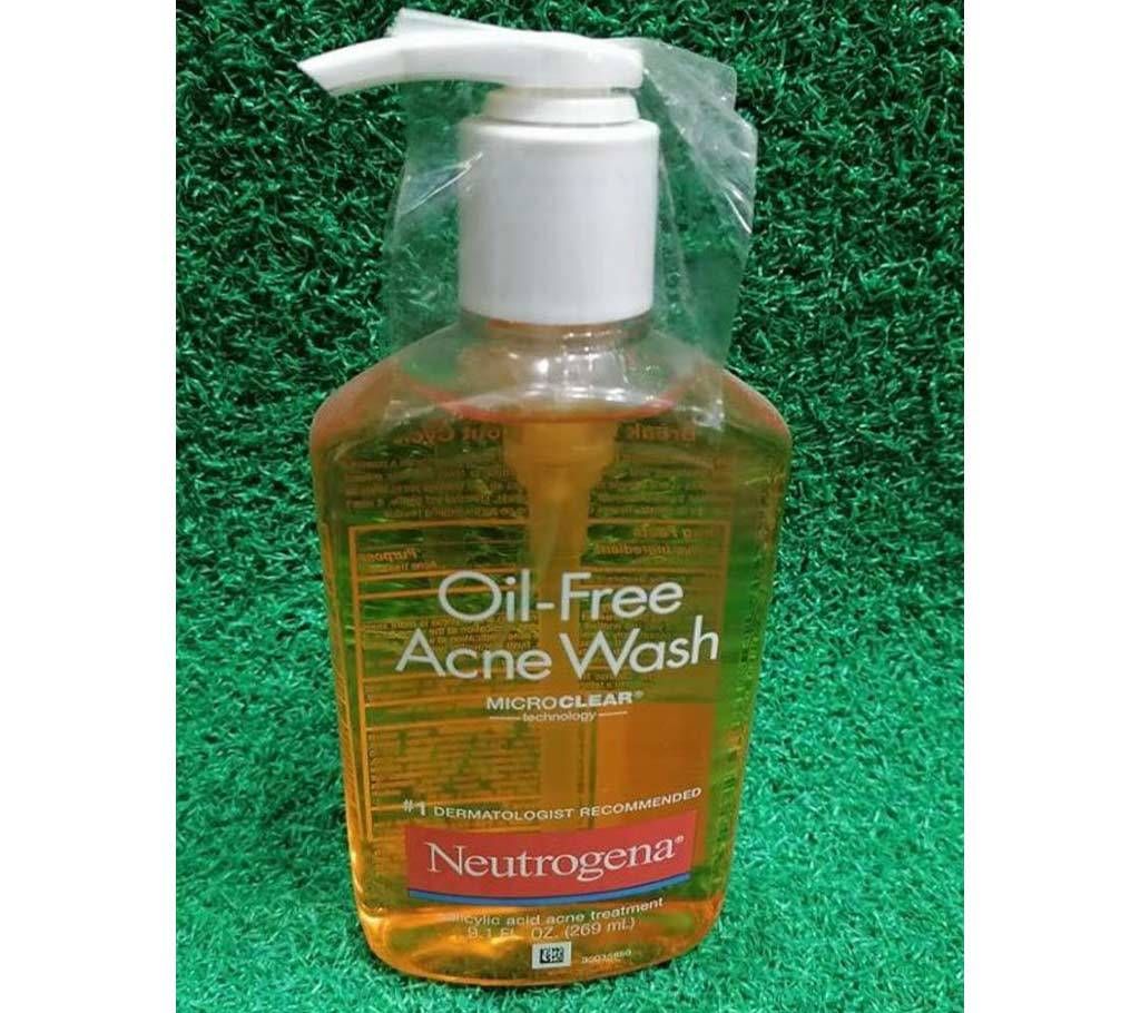 Neutrogena Oil-Free Acne facial wash-9.1 oz-USA