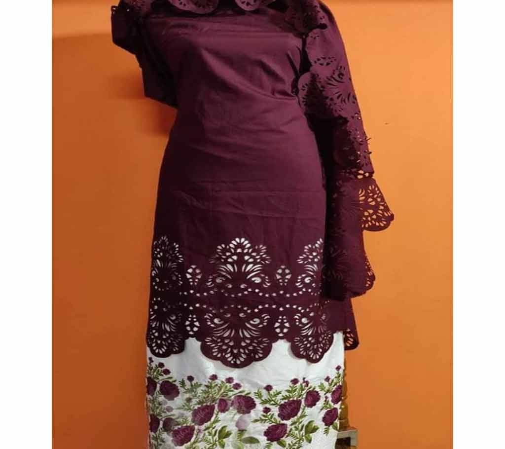 Unstitched PAKISTANI LASAR CUT TWO PIECE SALWAR KAMEEZ-16