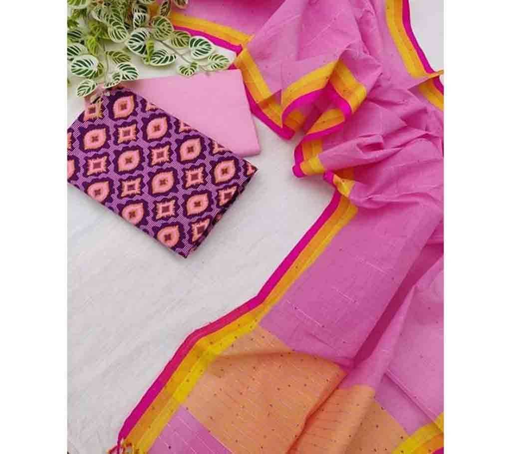 Homemade Tat Original Cotton Multi Color Deshi Shalwar Kameez-78