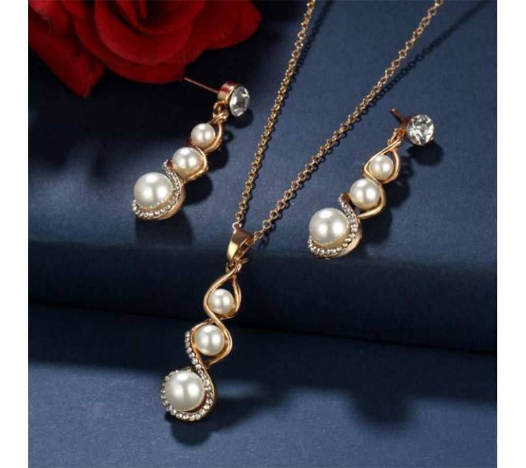 Trendy Spiral Charm Jewelry Set