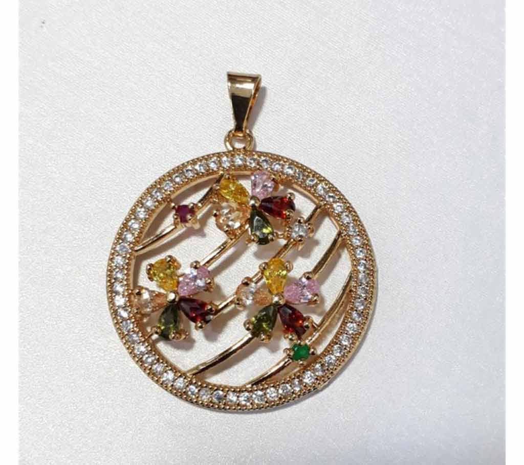 Multi colour stone setting Locket