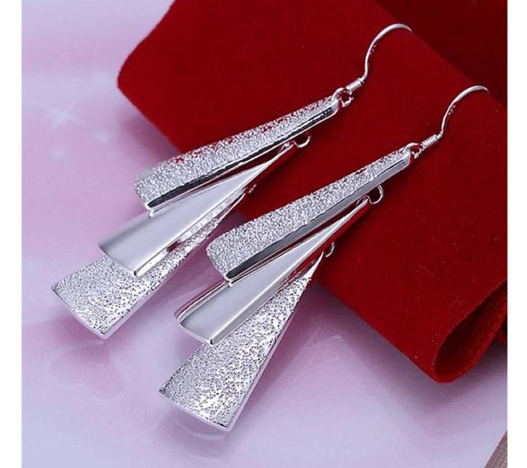 Charm Pendant Plated Earrings