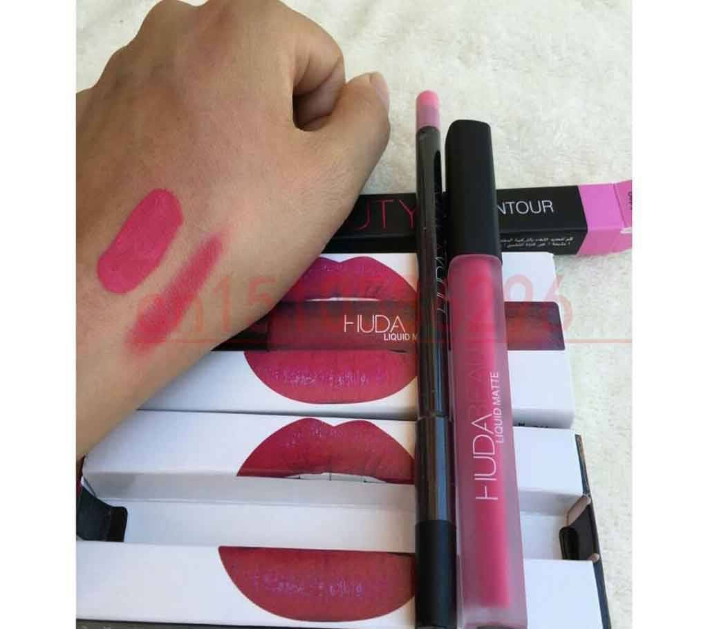 Huda beauty Lipstick & Lip-liner Set USA