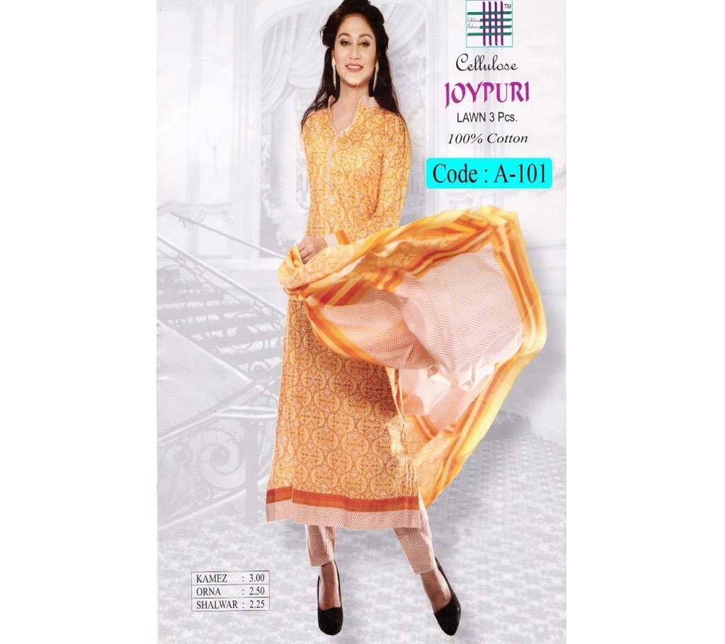 unstitched joypuri cotton three piece (COPY)