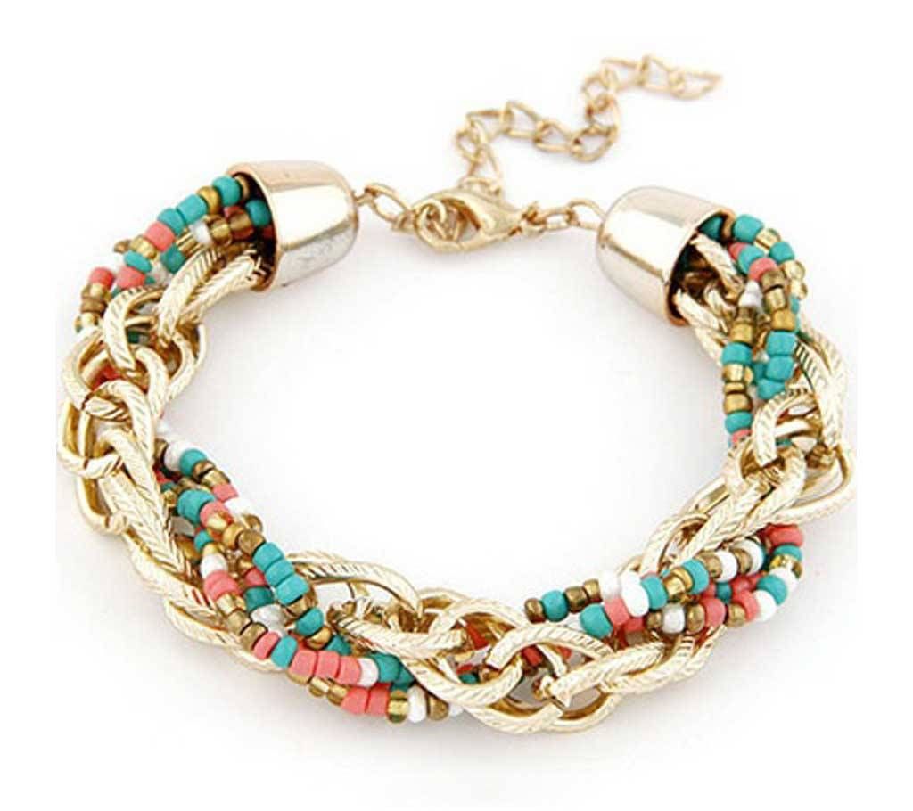 Chia Fashion Multilayer Colorful Metal Bracelet (by Pink Point - CHIA60)