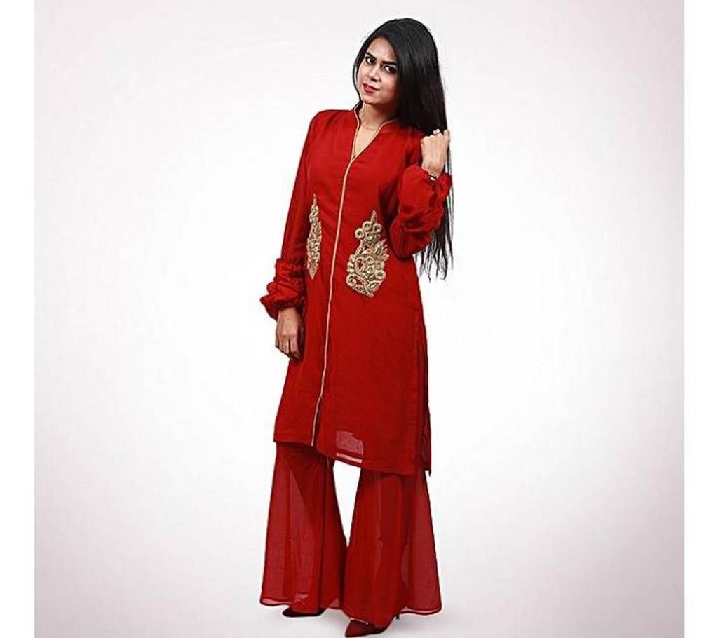 Georgette Kurti with Palazzo (Copy)