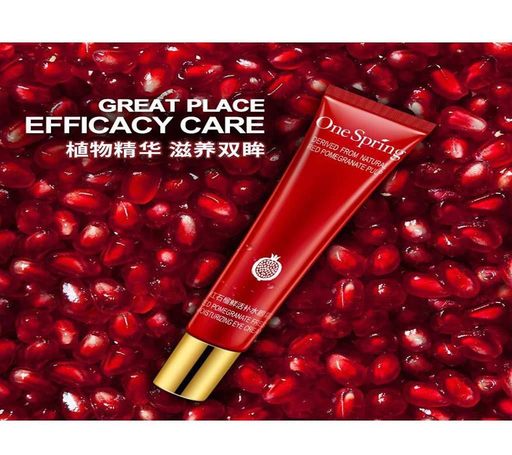 One Spring Red Pomegranate Fresh Moisturizing Eye Cream 20ml - China