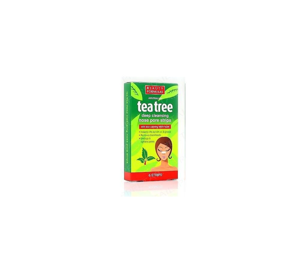 Tea tree nose stripes. 6 pieces UK 